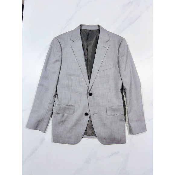 Bonobos Other - Bonobos Blazer Mens 38S Gray Wool Blend SLIM Fit Jacket Sport Coat